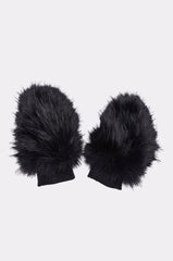IN THE NIGHT FAUX FUR MITTENS