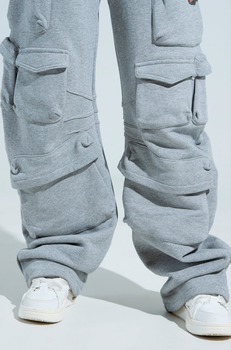 MAYBE NEXT YEAR CARGO WIDE LEG JOGGER