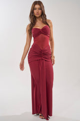 LOVE POTION RED MAXI DRESS