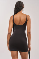 REYNA MINI BODYCON DRESS IN BLACK