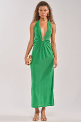 SEE IT TO BELIEVE IT MESH MAXI DRESS