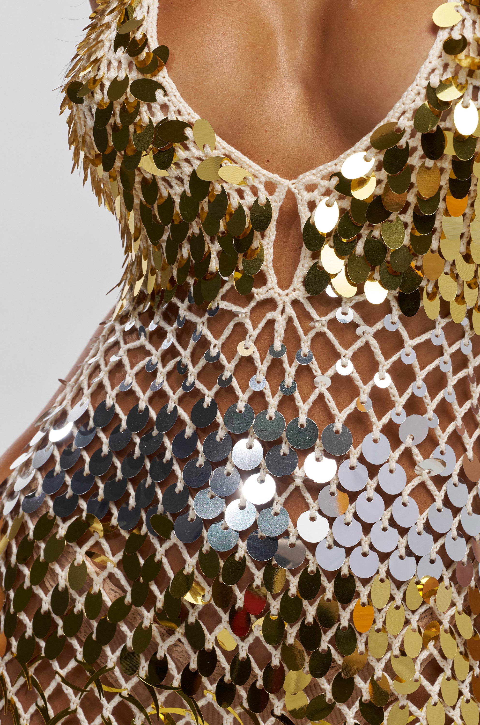 SHAKE IT UP SEQUIN MINI DRESS IN GOLD MULTI