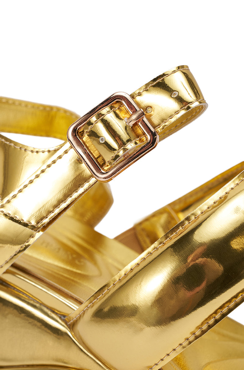 AZALEA WANG NEVES GOLD SANDAL
