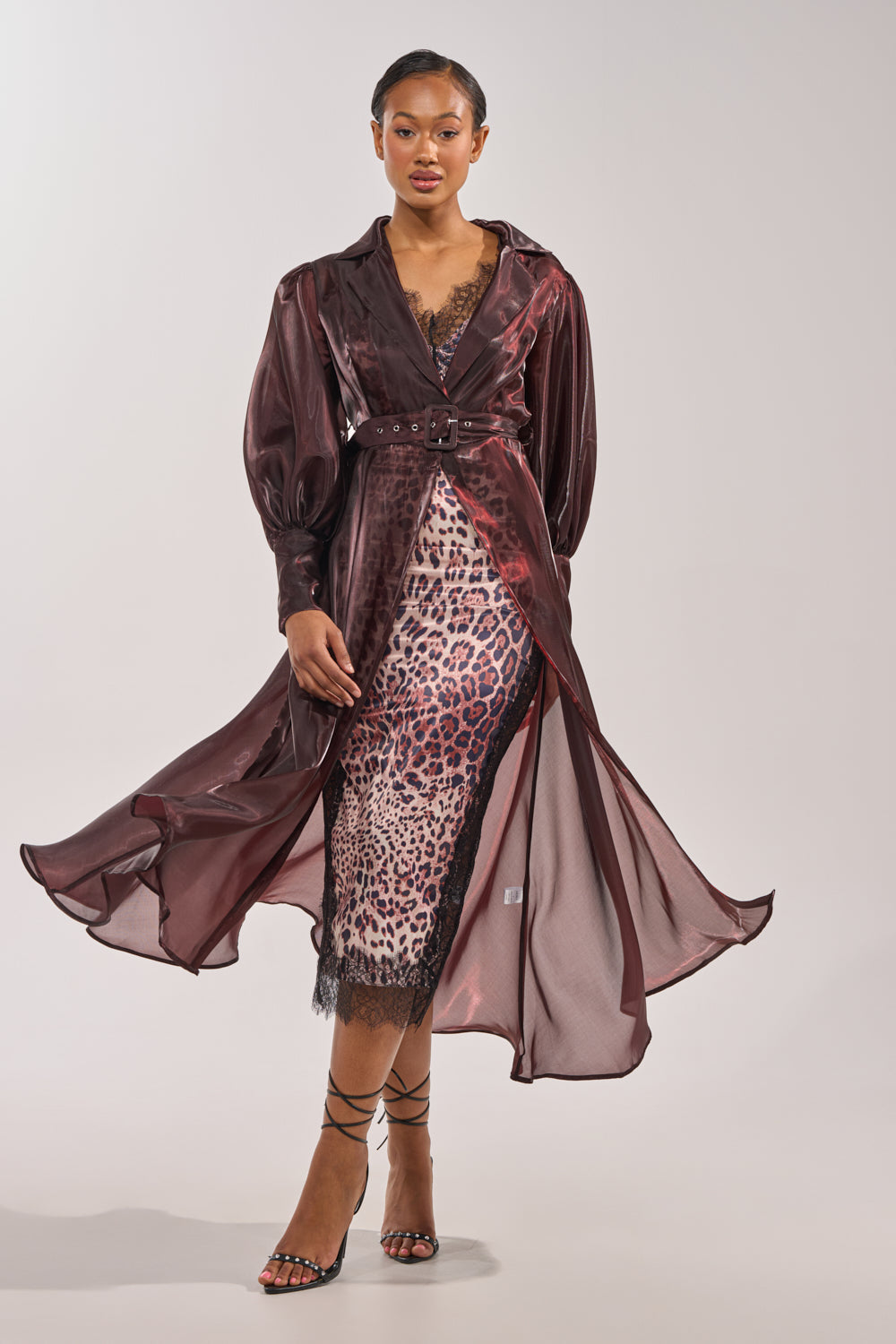 PRETTY LIL THING ORGANZA TRENCH
