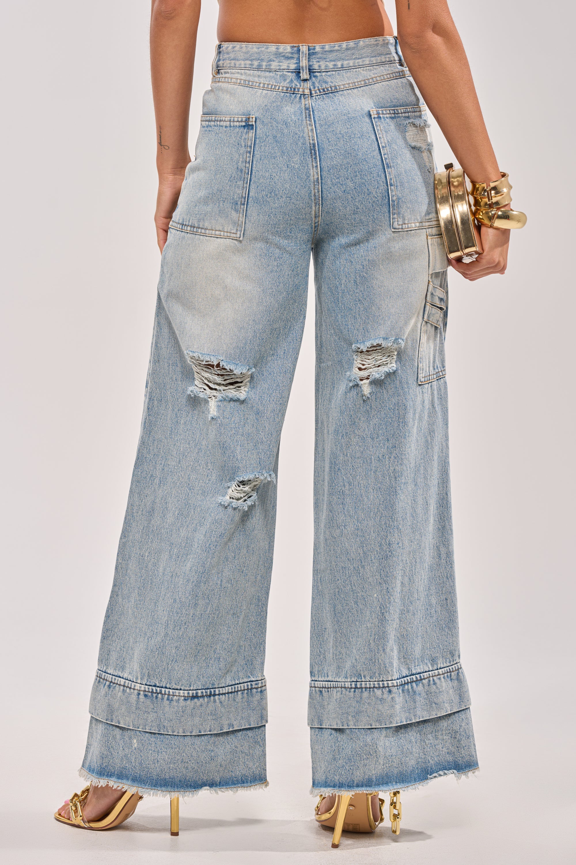 GO GET SOME DOUBLE WAISTED DENIM