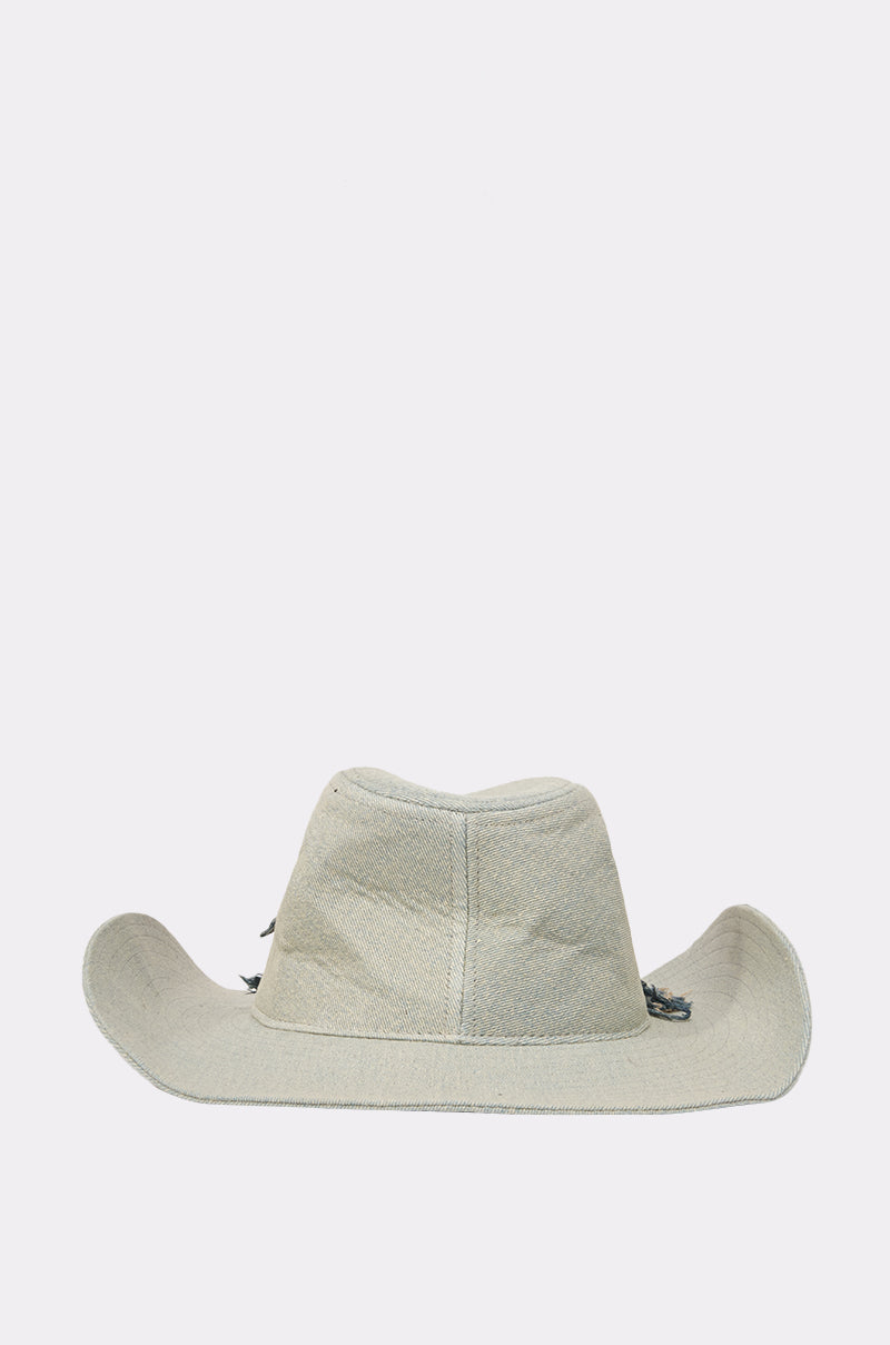 WITH THE TIMES DENIM COWBOY HAT