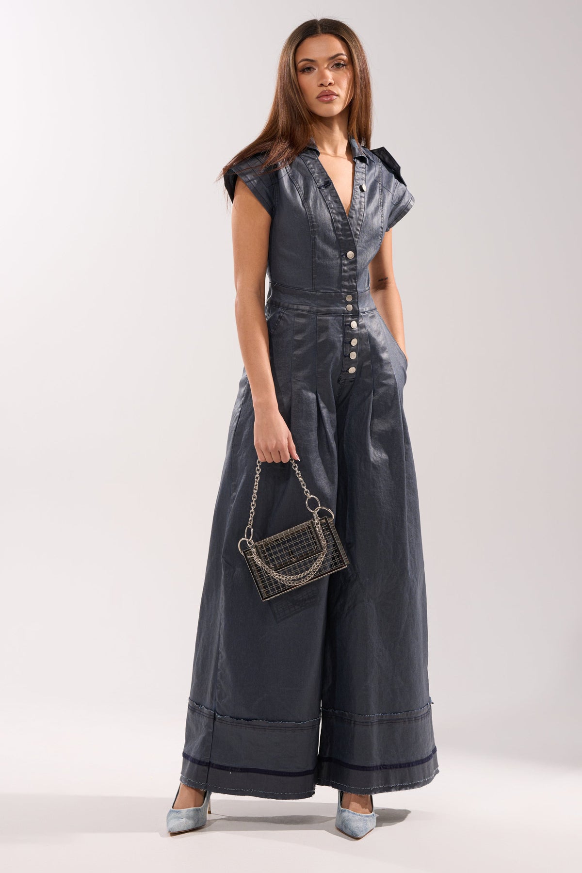 RONNIE DENIM JUMPSUIT