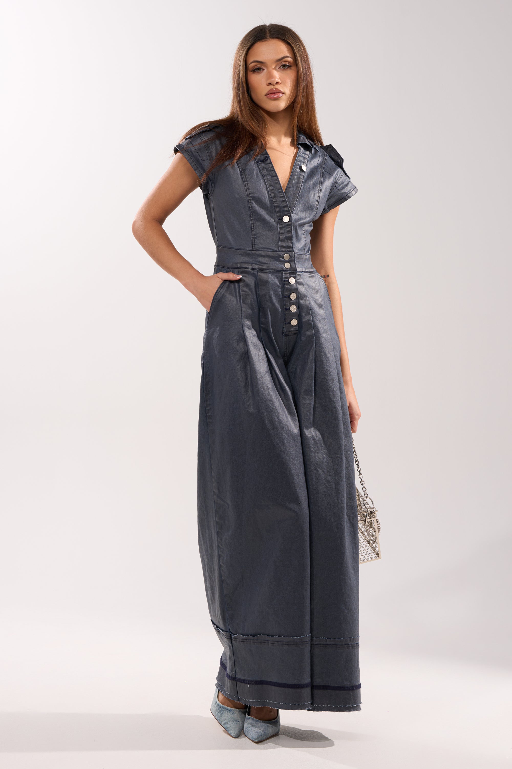 RONNIE DENIM JUMPSUIT