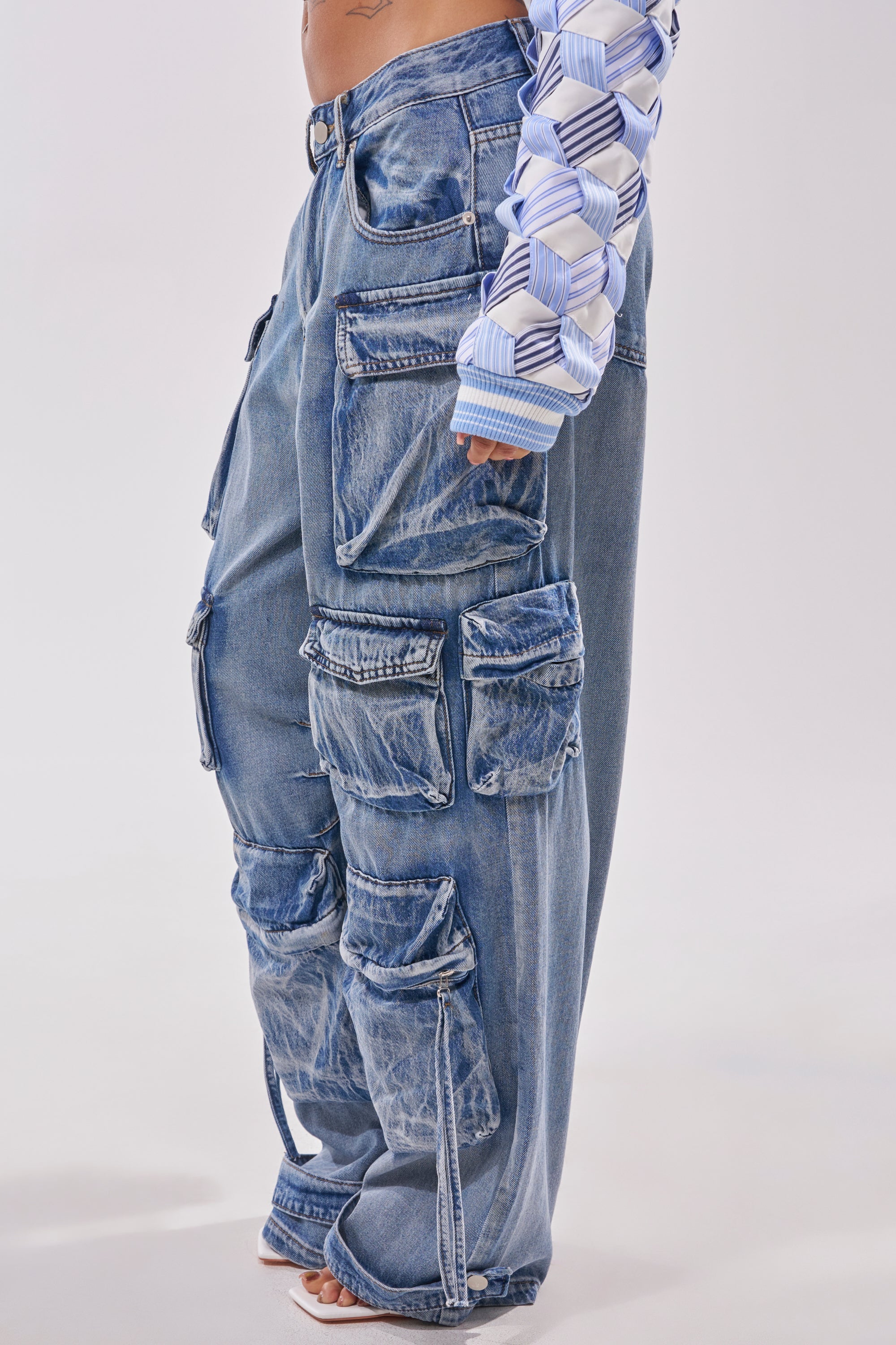 EASY ENOUGH CARGO DENIM