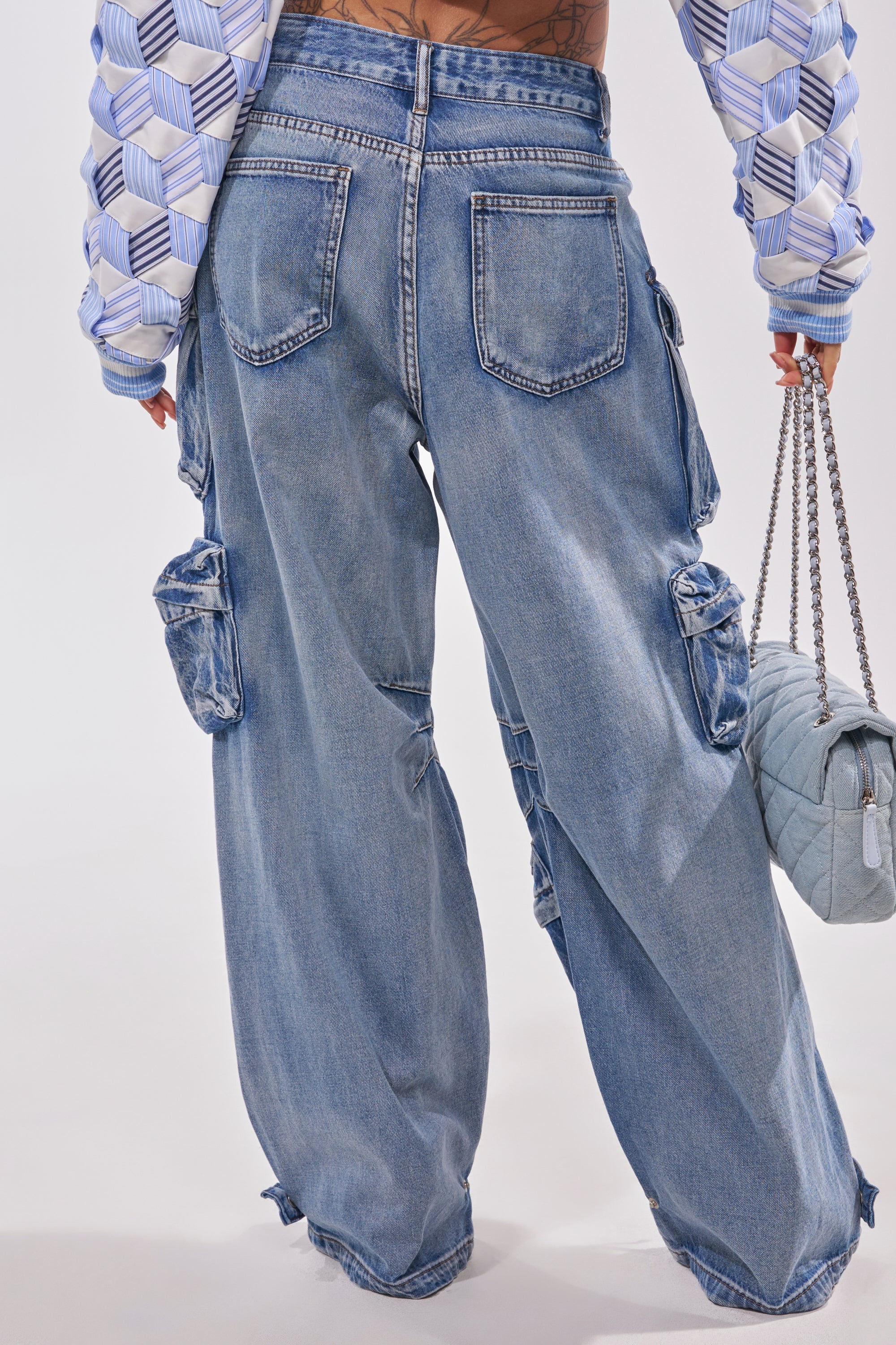 EASY ENOUGH CARGO DENIM