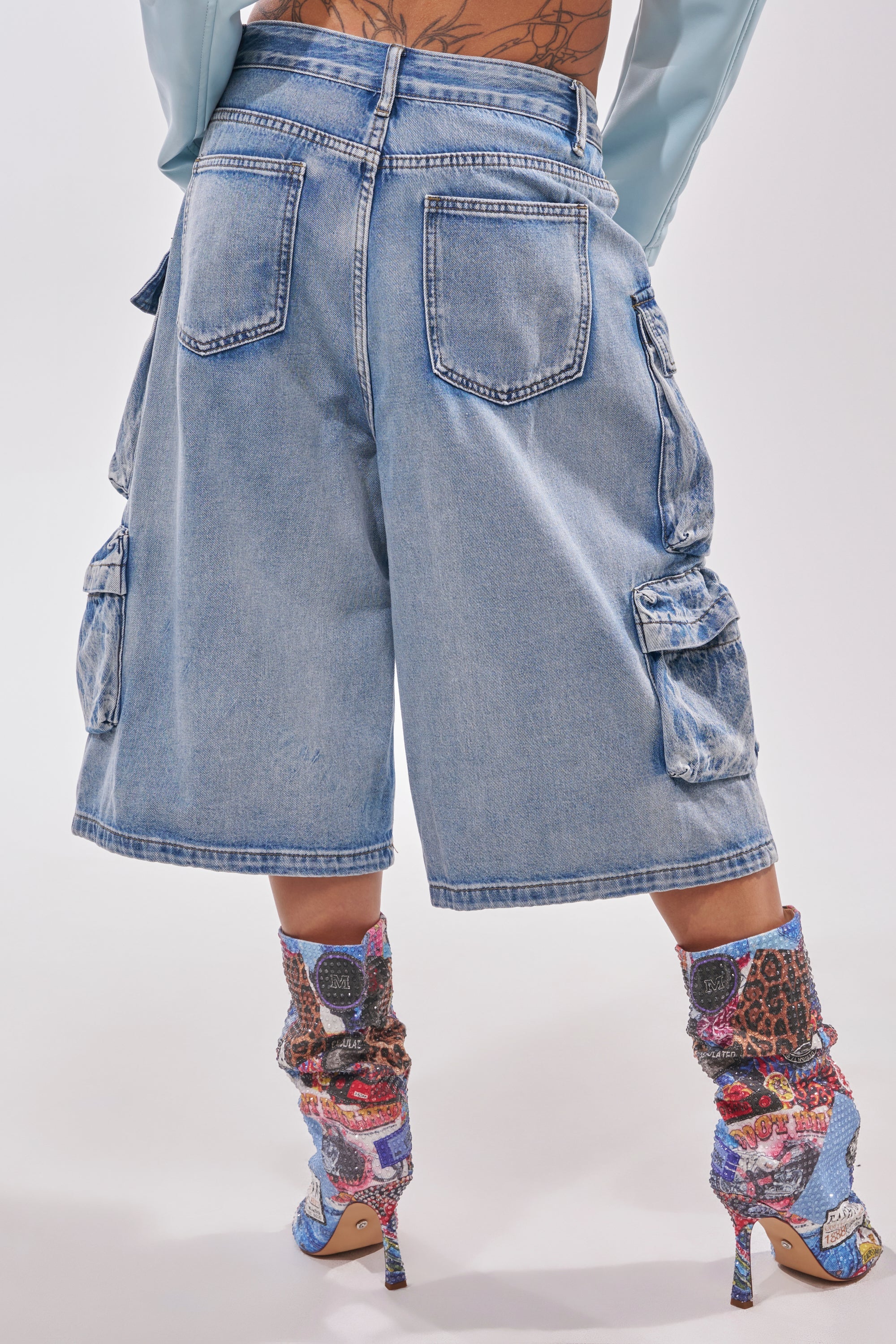 TOO MUCH FUN CARGO BERMUDA SHORT