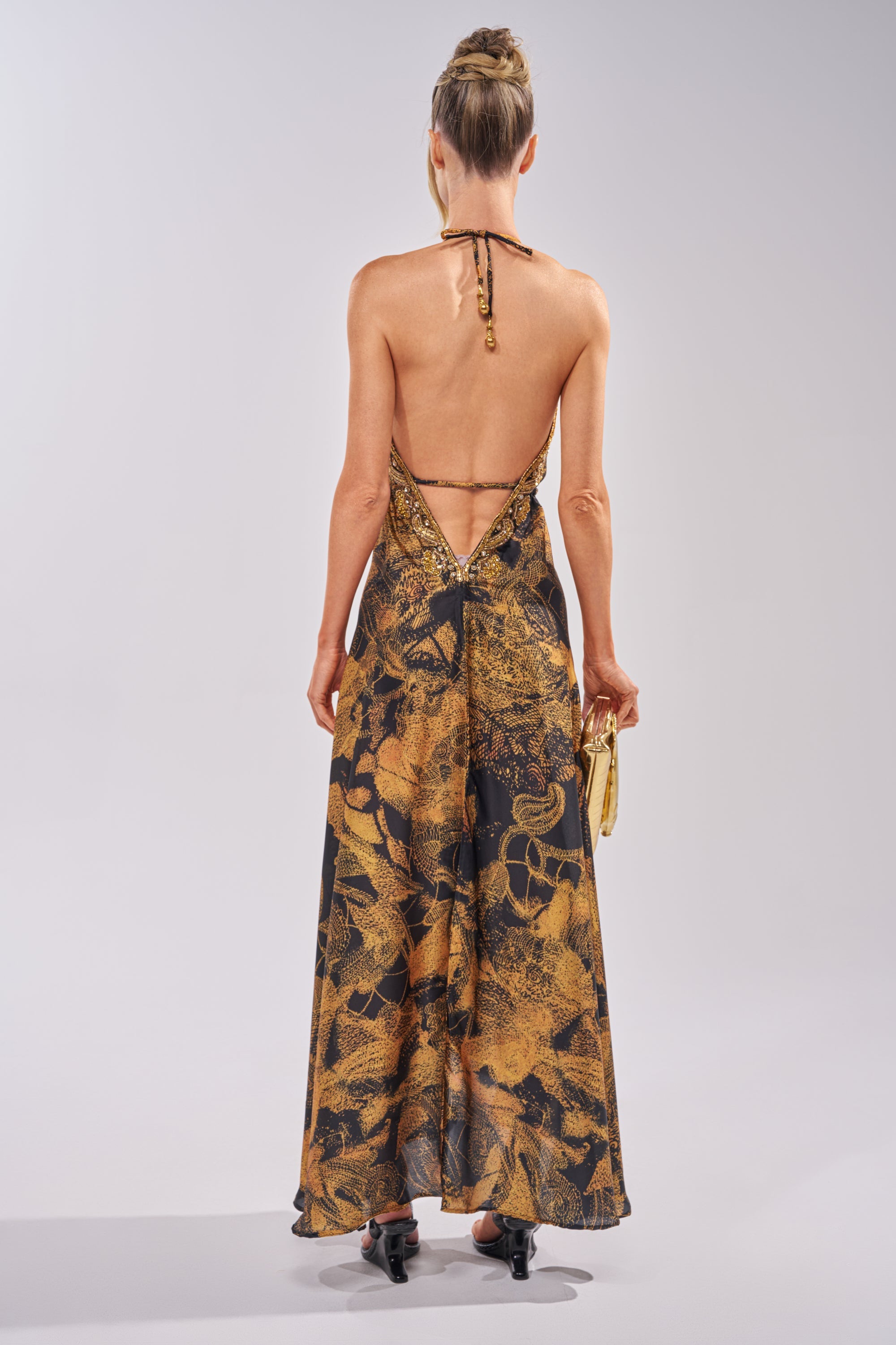 SHINE ON YOU PRINTED MAXI DRESS
