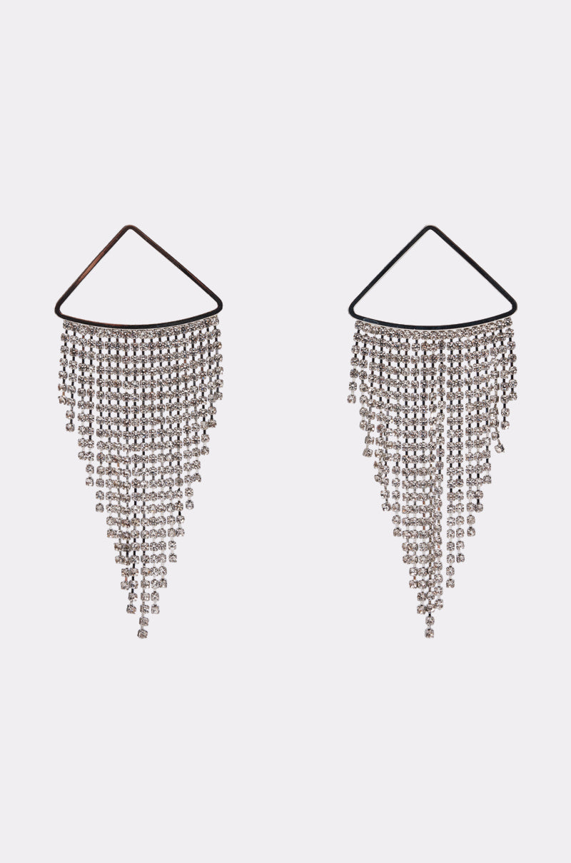 WE'RE GOING OUT EARRING IN SILVER