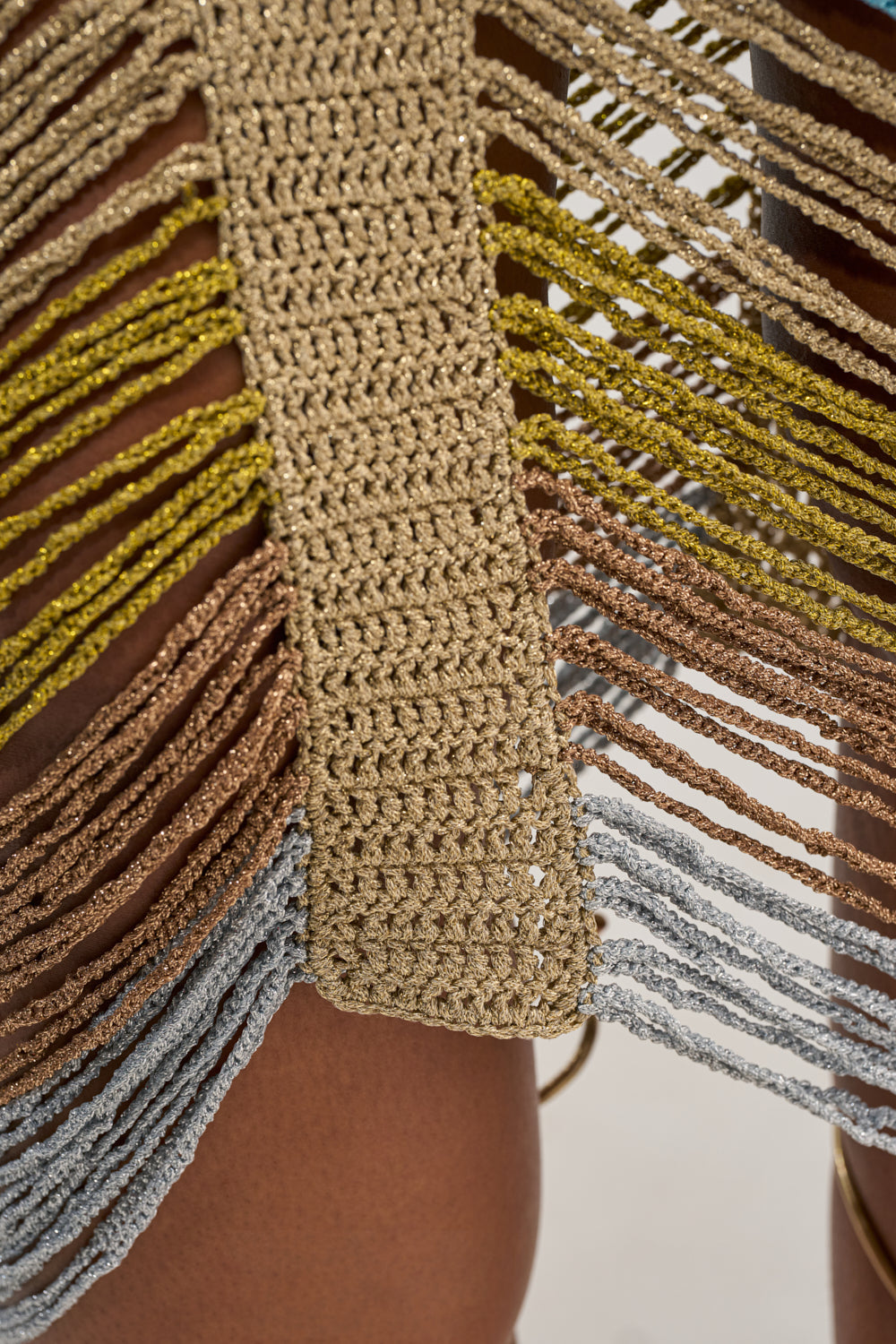 NOT PLAYING IT SAFE CROCHET MAXI DRESS