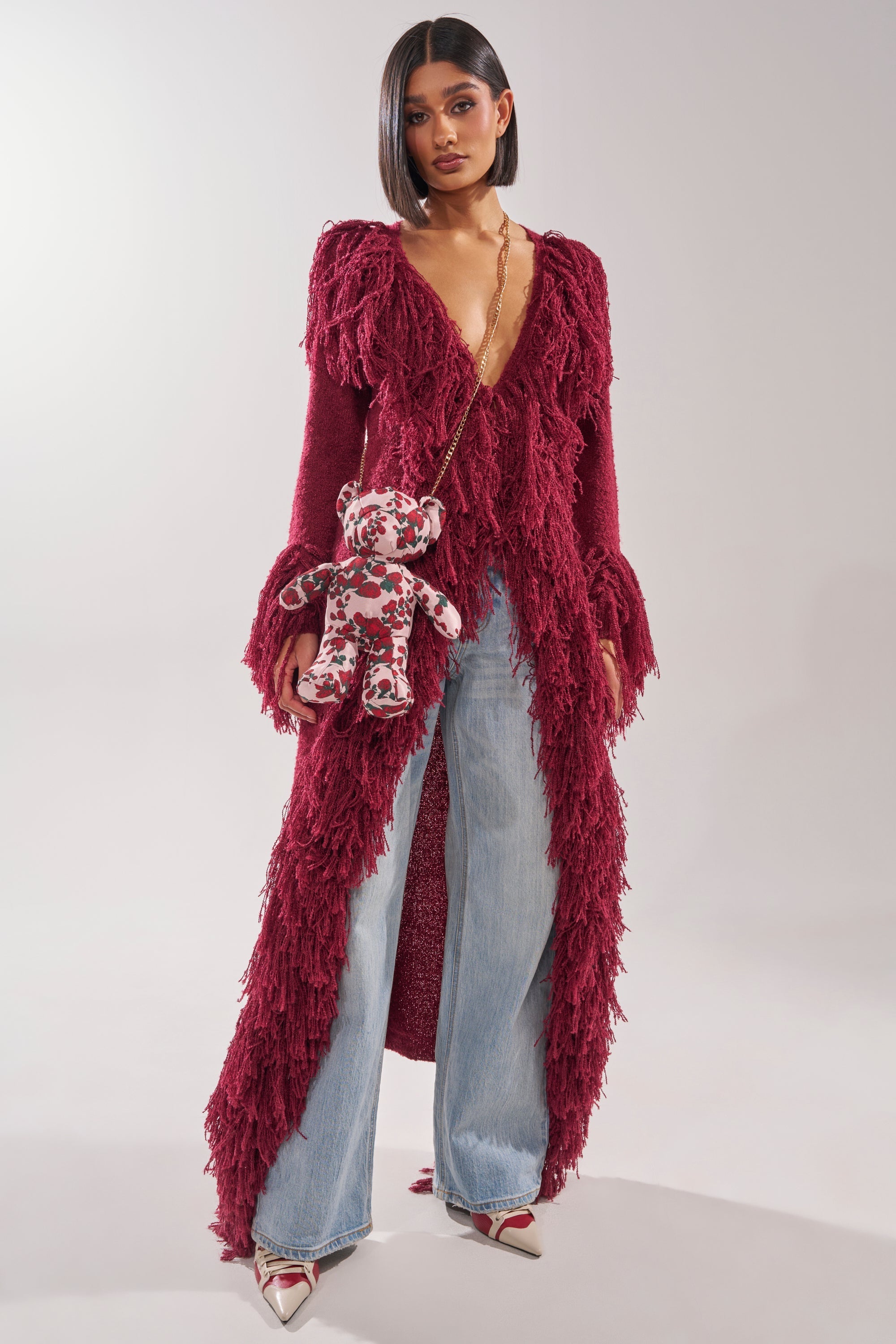 CAN'T GET ENOUGH FRINGE CARDIGAN