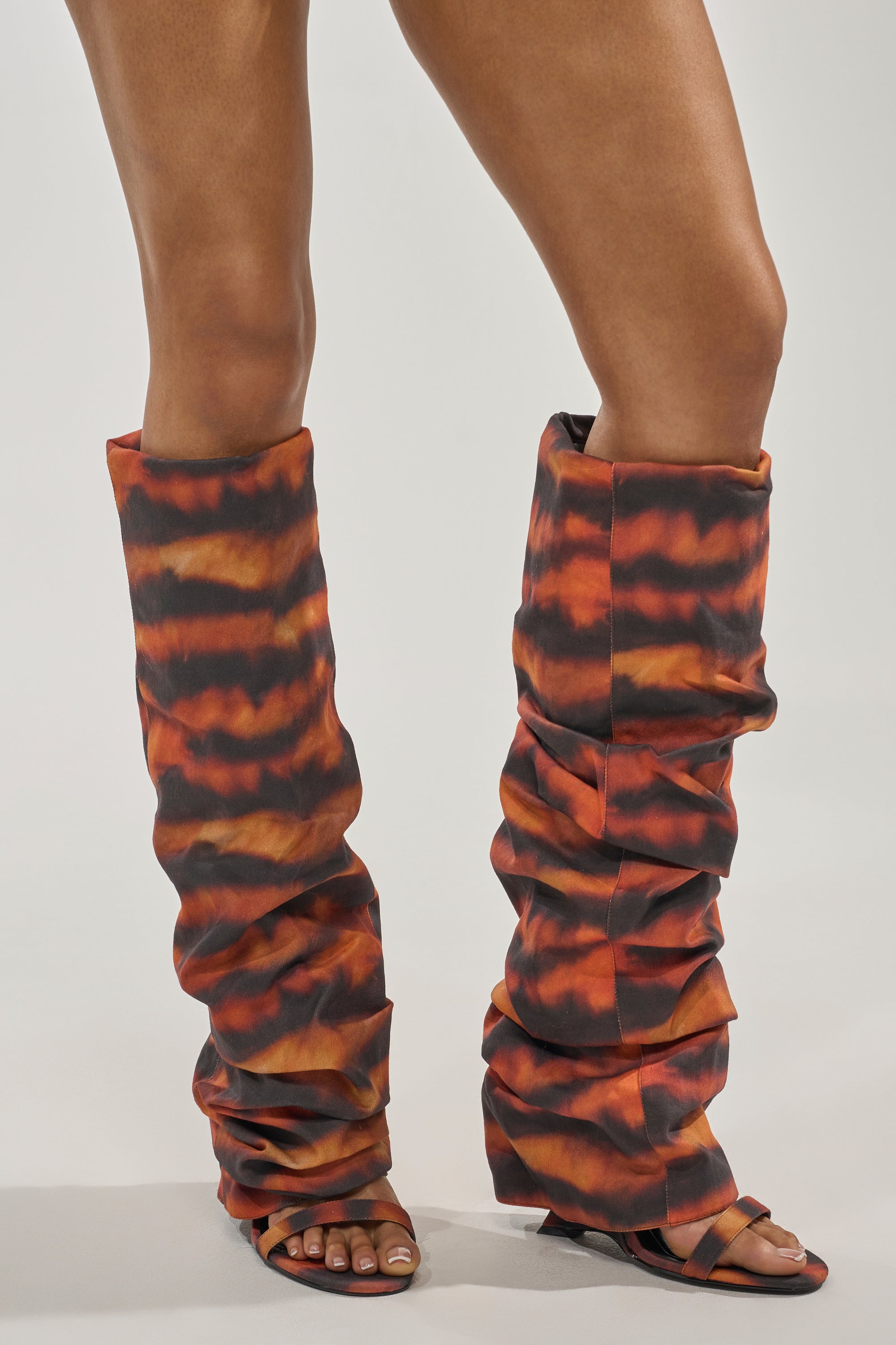 AZALEA WANG RADLEY TIGER PRINT SLOUCHY WEDGE BOOT