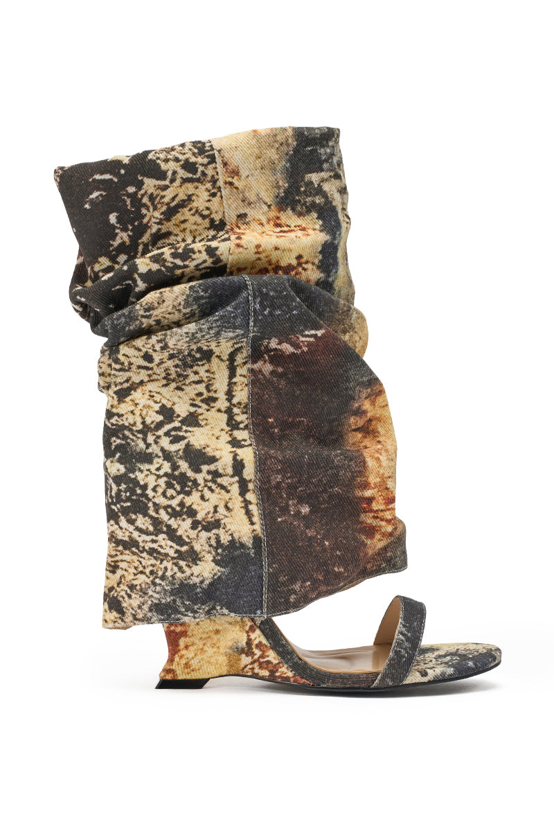 AZALEA WANG RAXA MULTI OPEN TOE BOOTIE