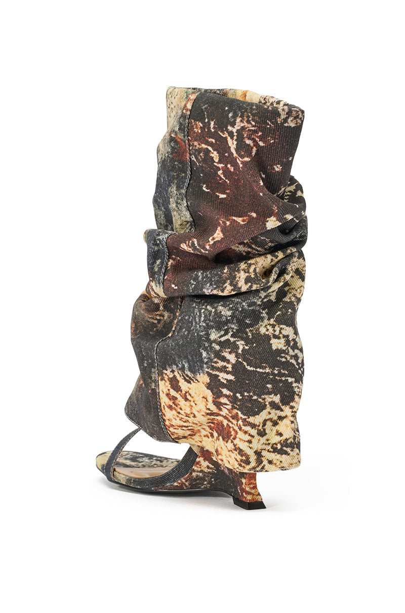 AZALEA WANG RAXA MULTI OPEN TOE BOOTIE