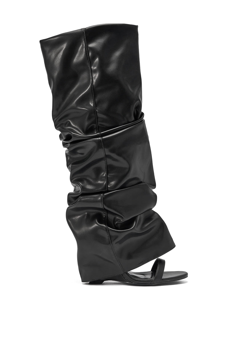 AZALEA WANG RAYLAN BLACK GLADIATOR SANDAL