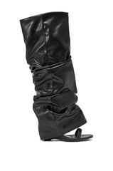 AZALEA WANG RAYLAN BLACK GLADIATOR SANDAL