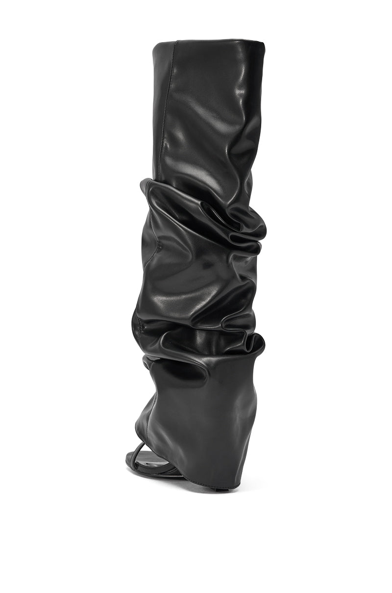AZALEA WANG RAYLAN BLACK GLADIATOR SANDAL