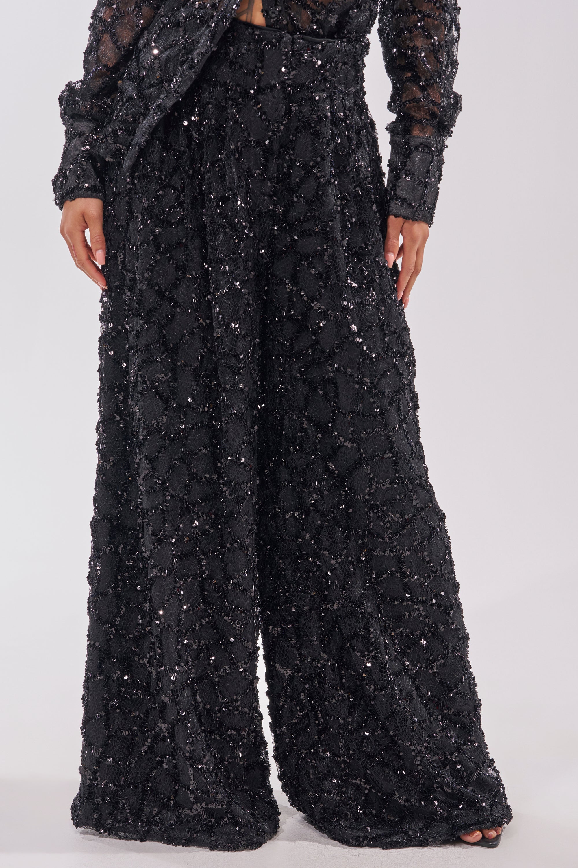ROXY SEQUIN PALAZZO PANT