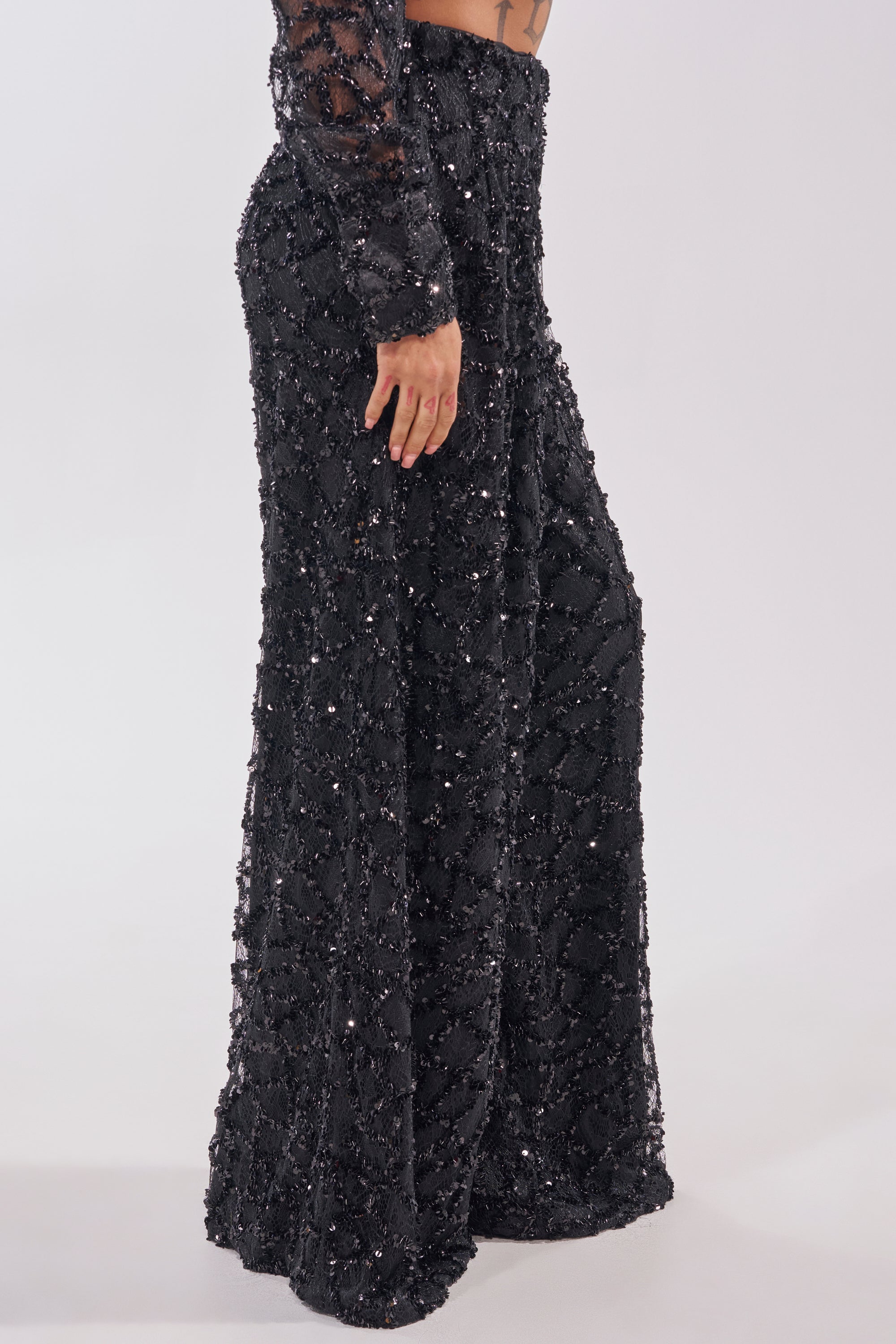 ROXY SEQUIN PALAZZO PANT