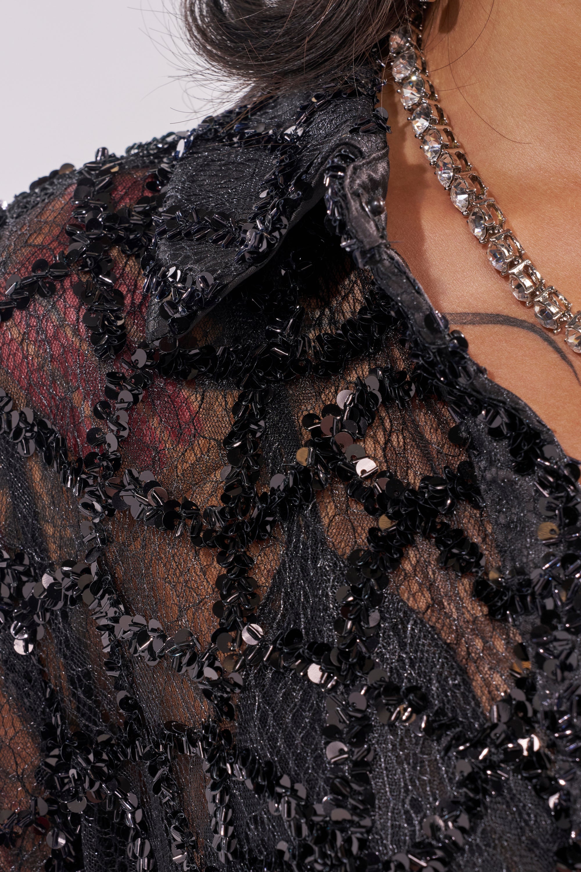 ROXY SEQUIN BUTTON DOWN