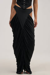 HOTTIE ALERT MESH MAXI SKIRT