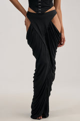 HOTTIE ALERT MESH MAXI SKIRT
