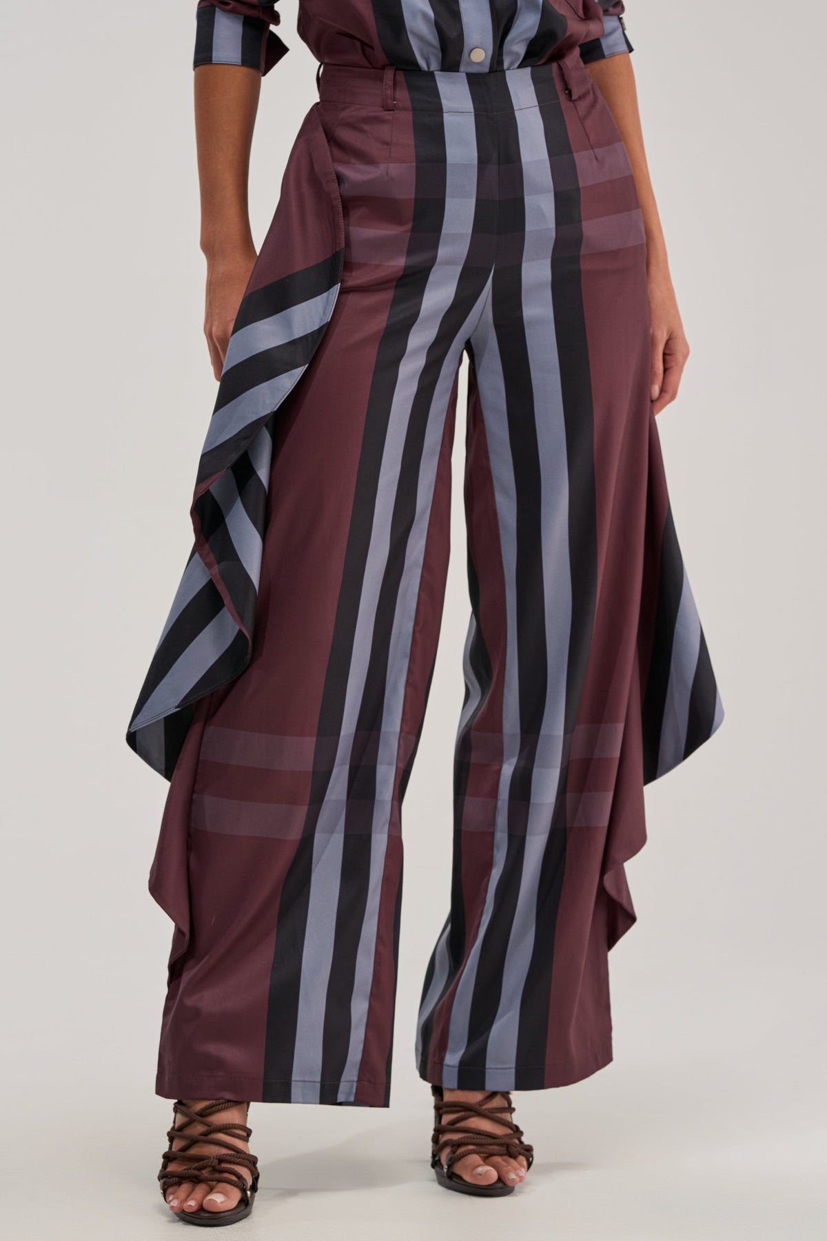 LUXURY LIFE PLAID PALAZZO PANT