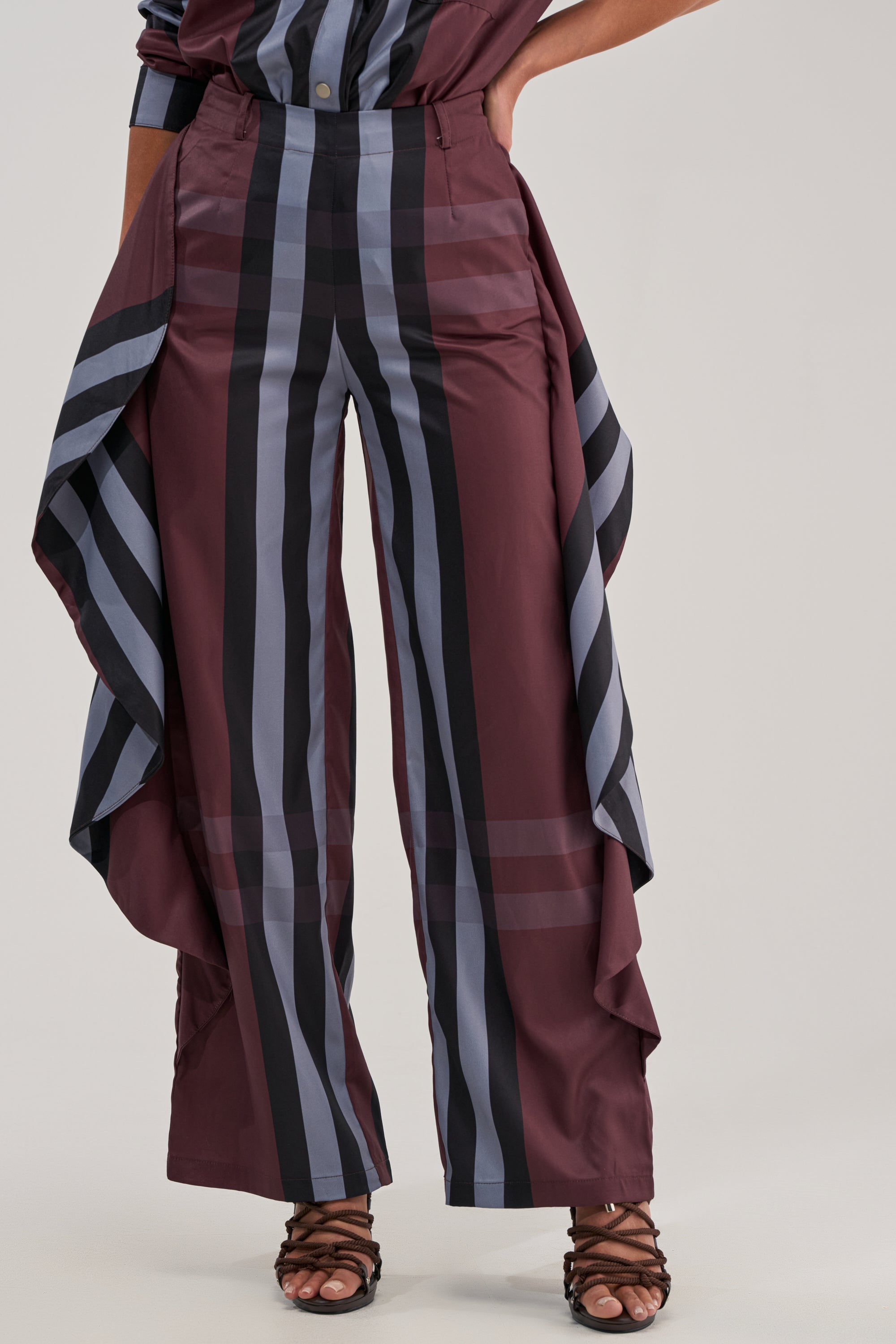 LUXURY LIFE PLAID PALAZZO PANT