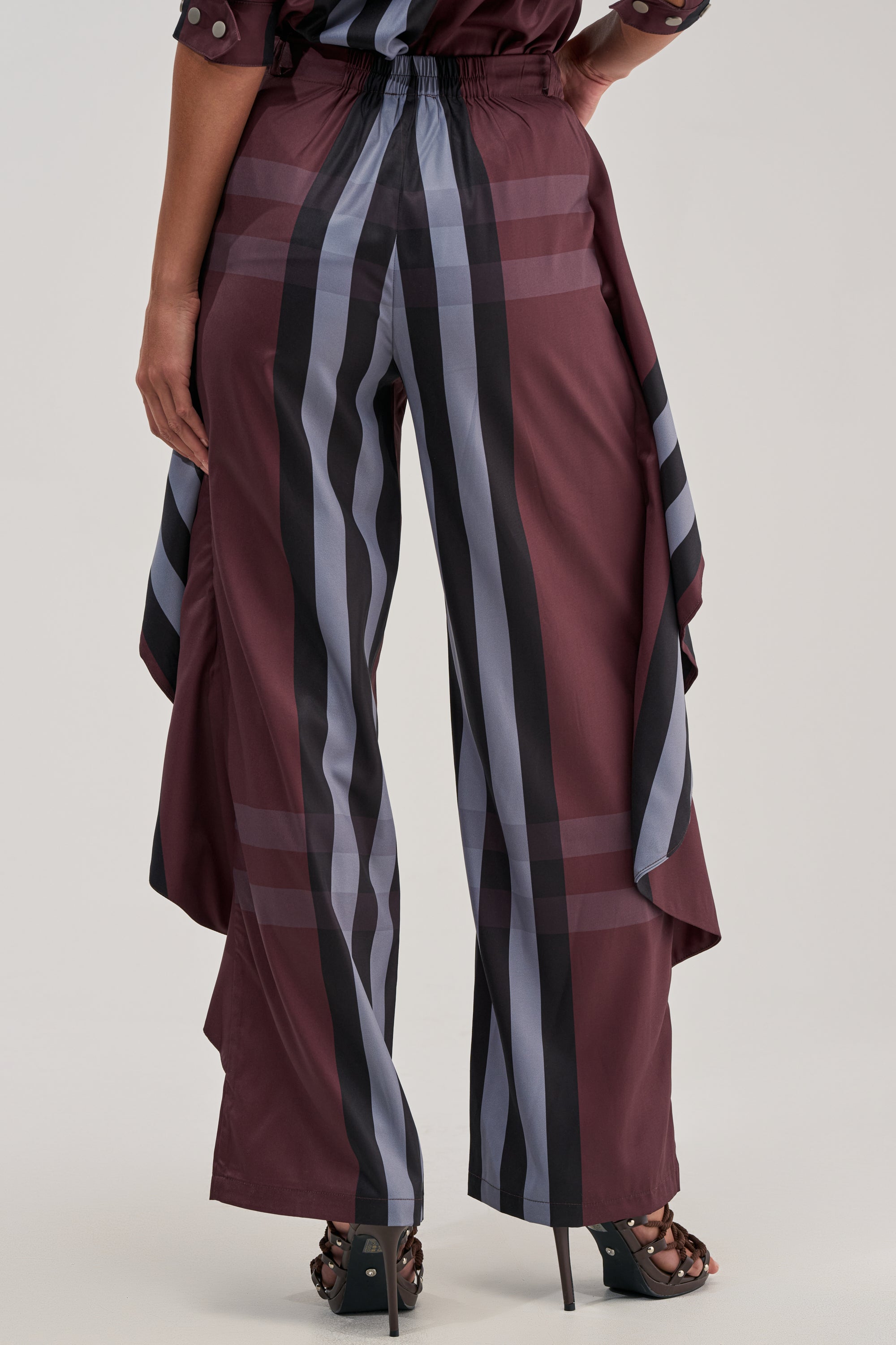 LUXURY LIFE PLAID PALAZZO PANT