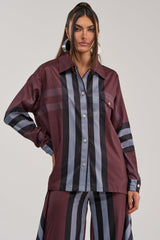 LUXURY LIFE PLAID BUTTON DOWN