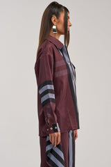 LUXURY LIFE PLAID BUTTON DOWN