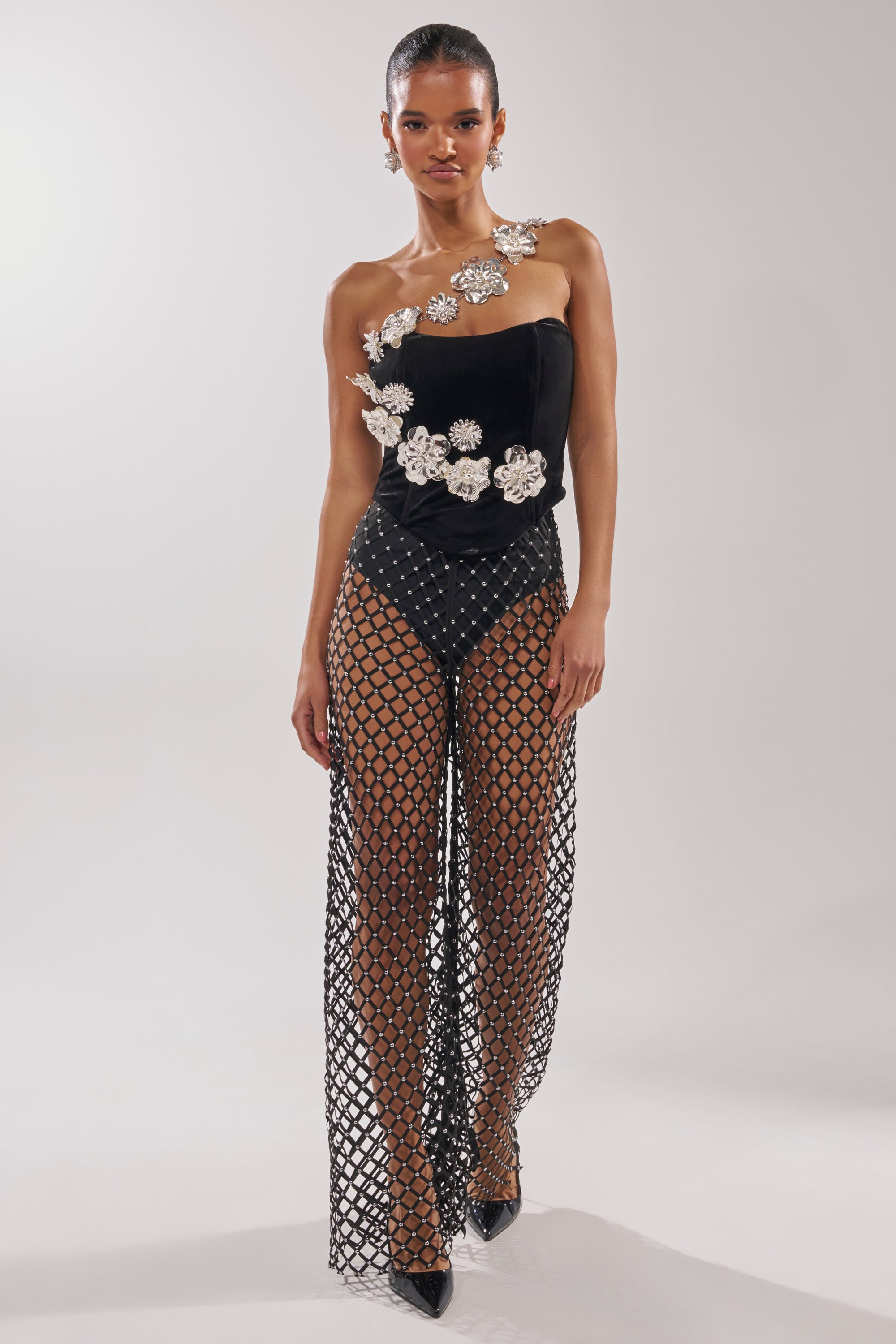 CELINE STUD MESH PANT