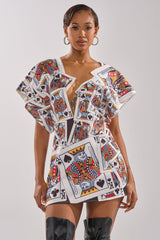 HOUSE OF CARDS MINI DRESS