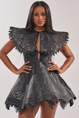 URBAN EDGE MINI COLLARED DRESS