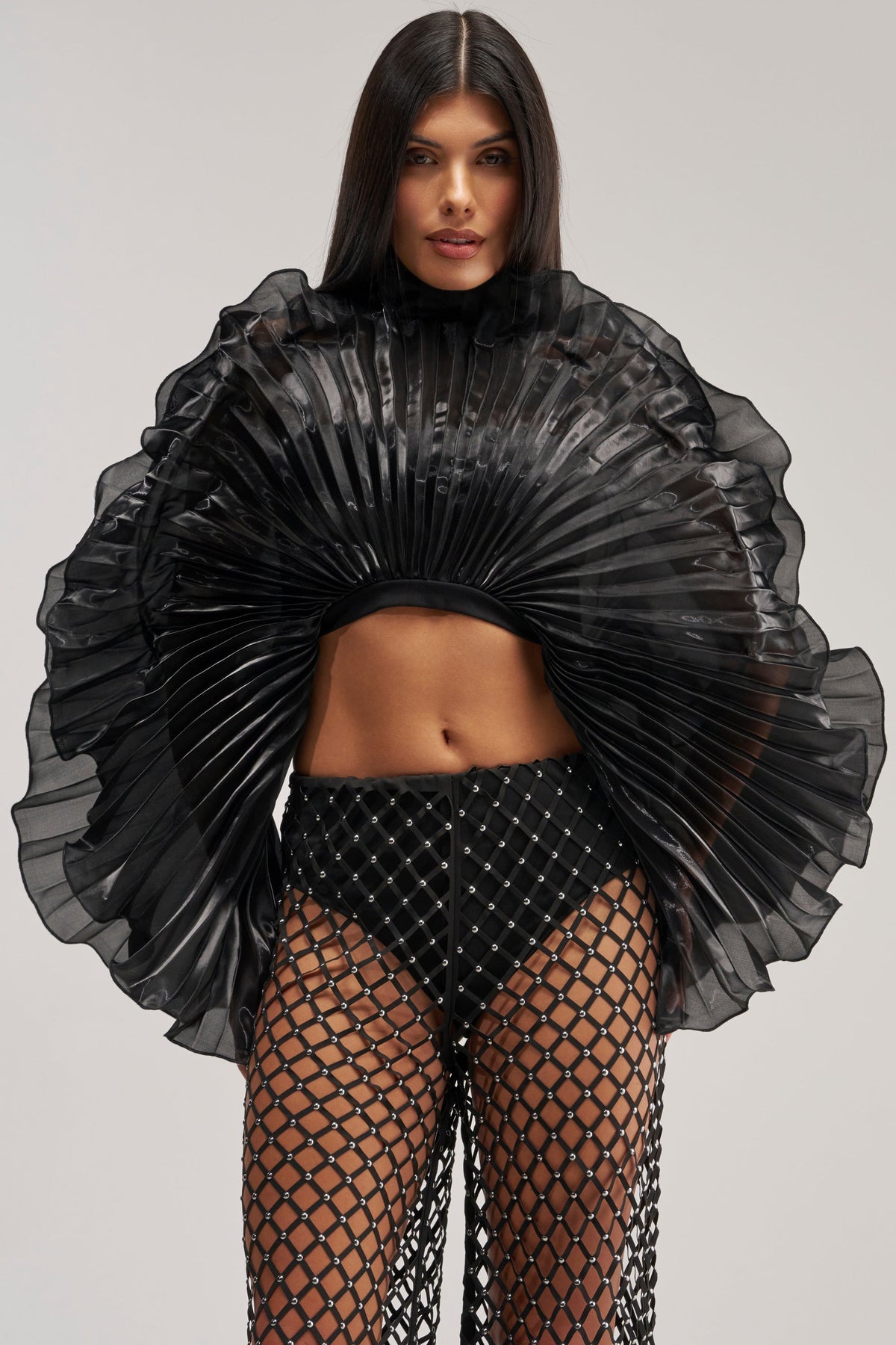 SHINING DOWN ON YOU BLOUSE IN BLACK
