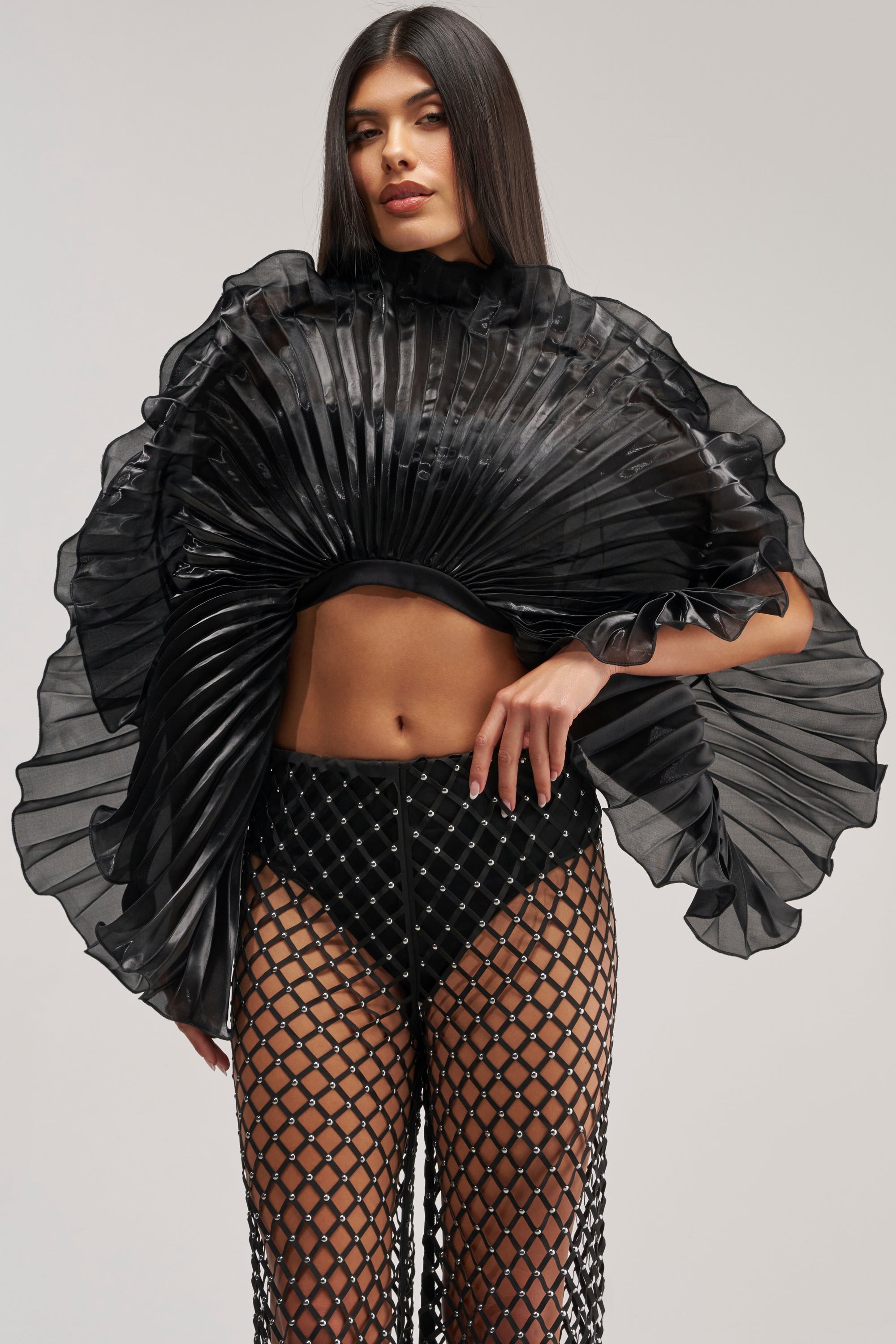 SHINING DOWN ON YOU BLOUSE IN BLACK