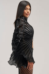 SHINING DOWN ON YOU BLOUSE IN BLACK