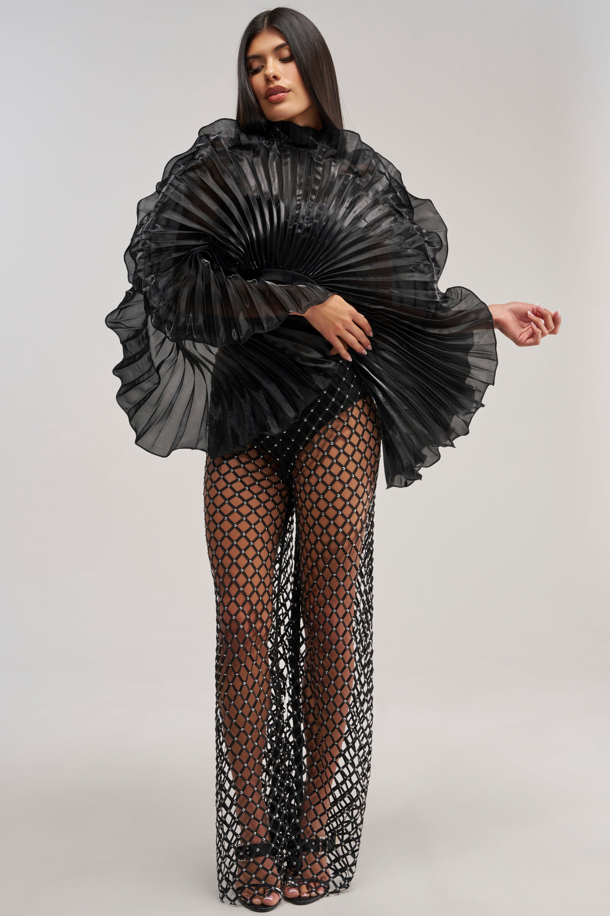 SHINING DOWN ON YOU BLOUSE IN BLACK