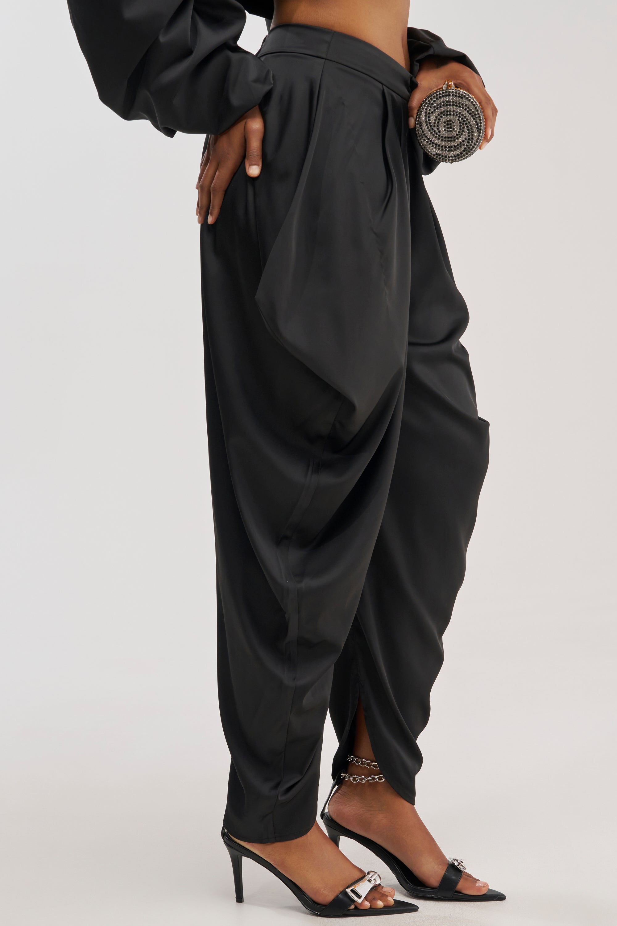 DRIP DRIP TROUSER IN BLACK