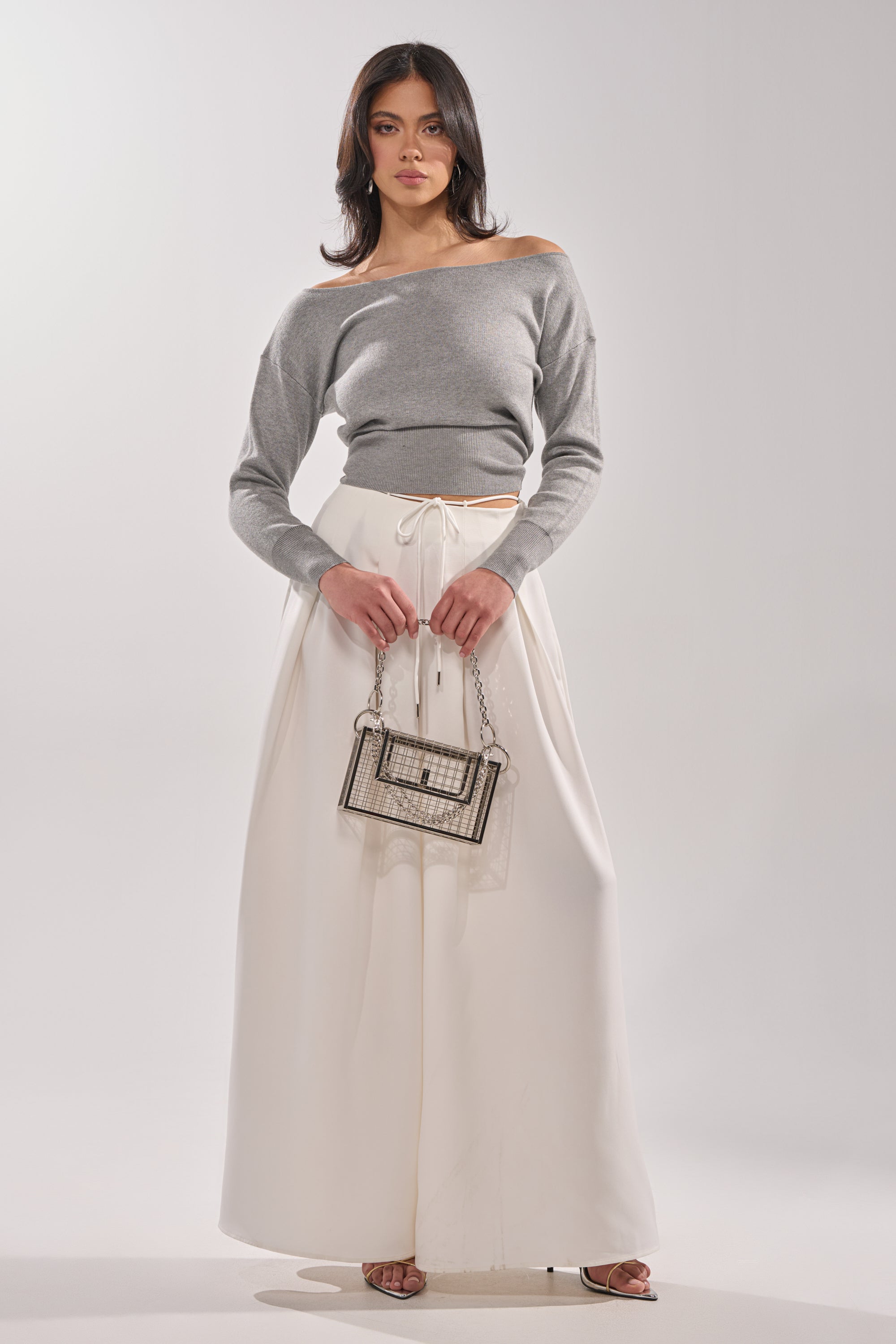 GLORIOUS PLEATED WIDE LEG TROUSER