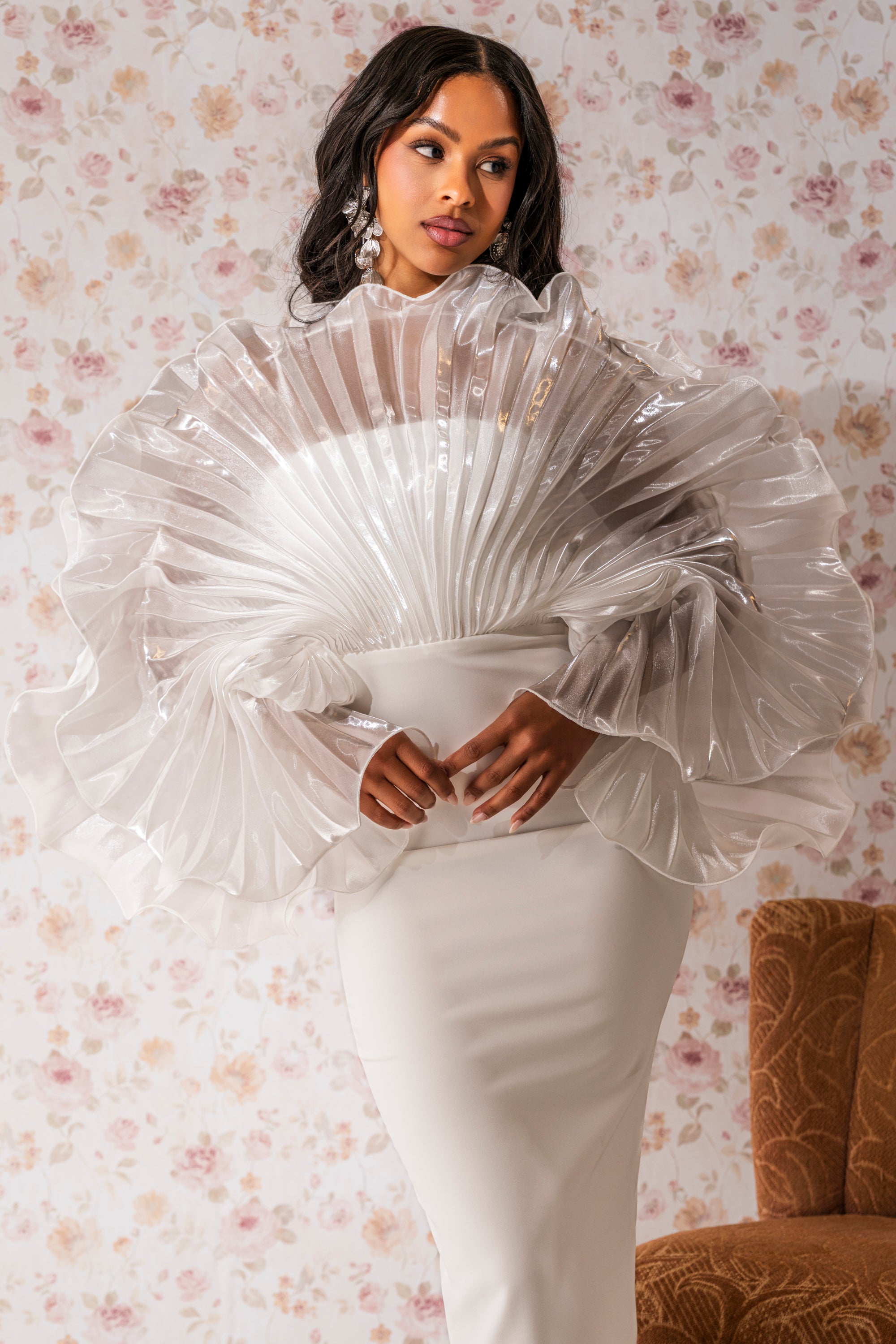 BY THE SEA SHORE BANDAGE MIDI DRESS