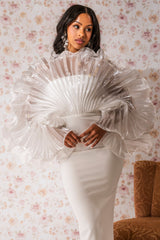 BY THE SEA SHORE BANDAGE MIDI DRESS