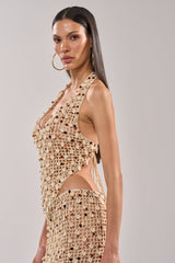SEASHELL CROCHET TOP