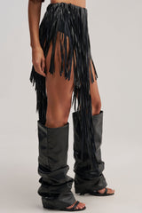 COACHELLA FRINGE SKIRT