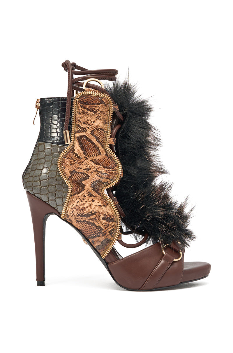 AZALEA WANG SHAINY SNAKE BROWN MULTI