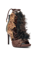 AZALEA WANG SHAINY SNAKE BROWN MULTI